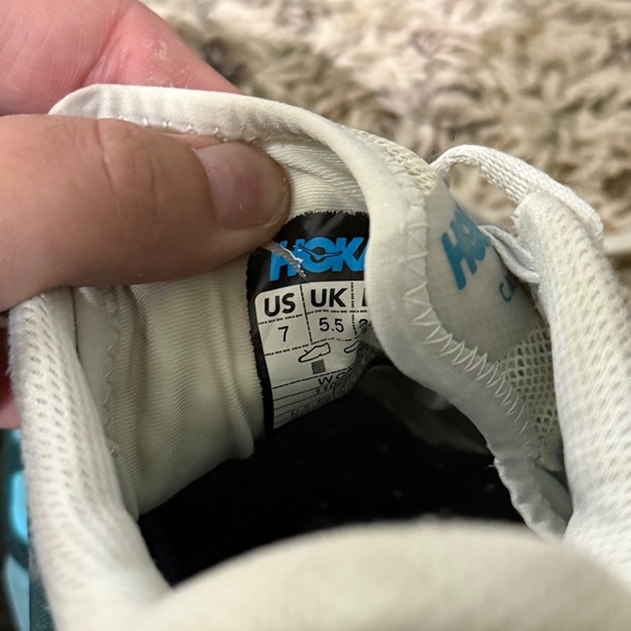 Hoka One One Carbon X 2 Womens Running Shoes Blue White 1113527 US 7 - Picture 6 of 6